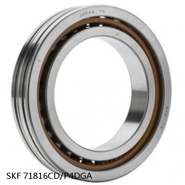 71816CD/P4DGA SKF Super Precision,Super Precision Bearings,Super Precision Angular Contact,71800 Series,15 Degree Contact Angle