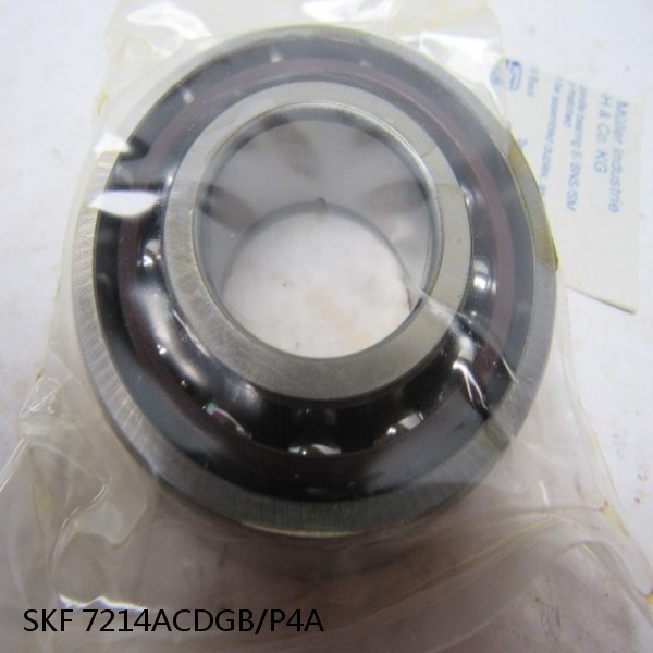 7214ACDGB/P4A SKF Super Precision,Super Precision Bearings,Super Precision Angular Contact,7200 Series,25 Degree Contact Angle